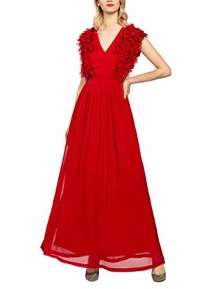 APART Abendkleid aus Chiffon, Rot