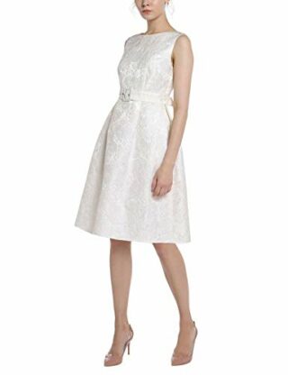 APART Abendkleid aus Jacquard, Beige