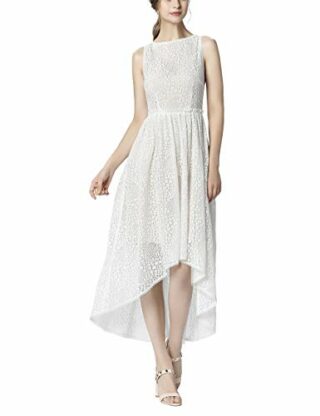APART Abendkleid aus Spitze, Weiß