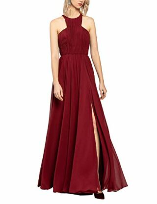 APART Abendkleid aus leicht körnigem Chiffon, Rot