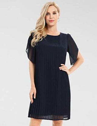 APART Abendkleid in ausgestellter Form, Blau