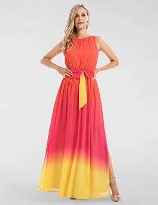 APART Abendkleid mit Farbverlauf, Orange