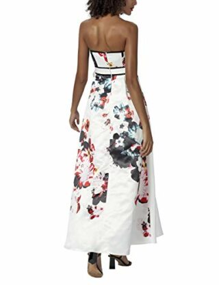 APART Abendkleid mit Satingürtel, Beige