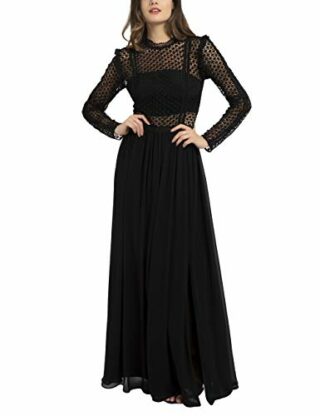 APART Abendkleid mit Spitze, Bandeau, Schwarz