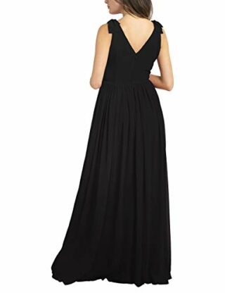 APART Abendkleid mit tiefem V-Ausschnitt, Schwarz