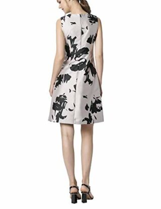 APART Cocktailkleid aus glänzendem Jacquard, Schwarz