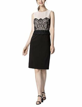APART Cocktailkleid mit Spitze, Schwarz