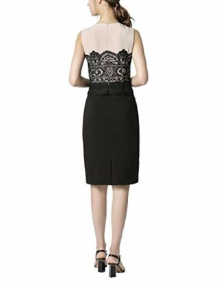 APART Cocktailkleid mit Spitze, Schwarz