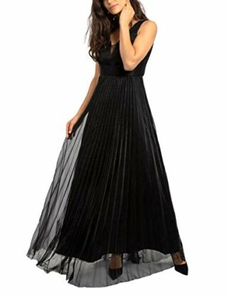 APART Elegantes Abendkleid, Empire-Stil, Schwarz