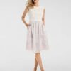 APART Elegantes Partykleid in Maxi-Länge, Beige