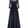 APART Fashion 33868 Abendkleid, Blau