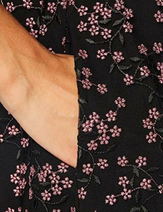 APART Fashion Besticktes Kleid, Cocktailkleid, Schwarz