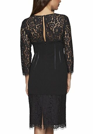 APART Fashion Etuikleid aus Spitze, Schwarz