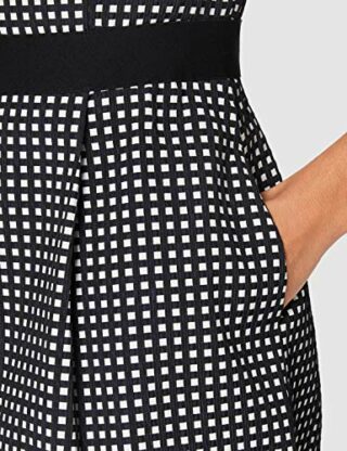 APART Fashion Jacquard-Kleid, Cocktailkleid, Schwarz