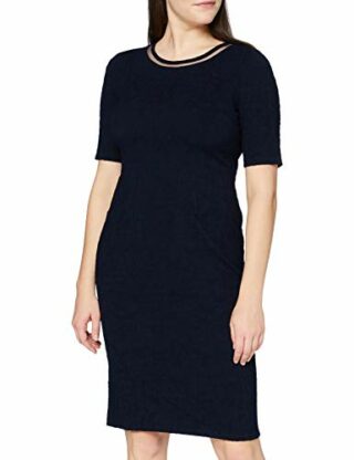 APART Fashion Jersey Jacquard-Kleid, Cocktailkleid, Blau