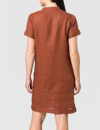 APART Fashion Leinenkleid, Braun