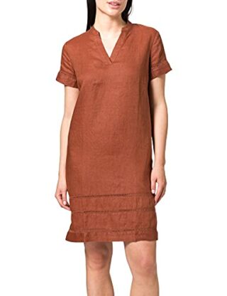 APART Fashion Leinenkleid, Braun