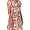 APART Fashion Leinenkleid mit Druck, Bunt