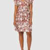 APART Fashion Leinenkleid mit Druck, Bunt