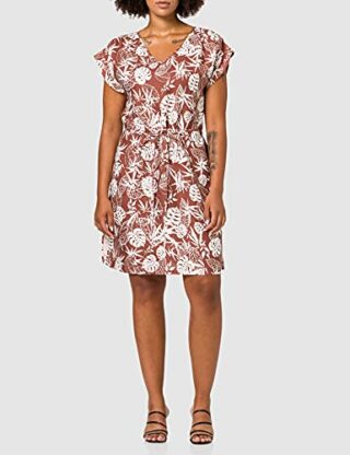 APART Fashion Leinenkleid mit Druck, Bunt
