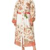 APART Fashion Leinenkleid mit Druck, Bunt