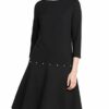 APART Jersey Cocktailkleid, Schwarz