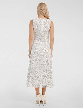 APART Leichtes Midi Sommerkleid, Schwarz