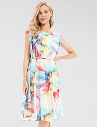 APART Leichtes Sommerkleid aus Chiffon, Grün