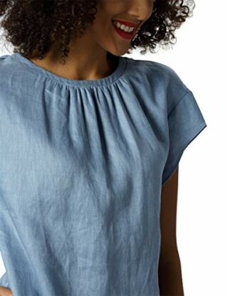 APART Leinenkleid Regular Fit, Blau