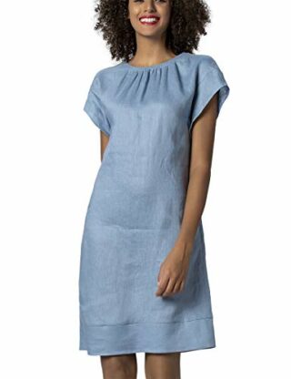 APART Leinenkleid Regular Fit, Blau