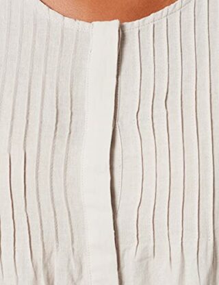 APART Leinenkleid mit Volants, Grau