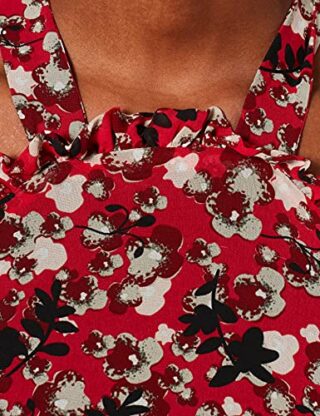APART Maxikleid mit Allover-Print, Rot