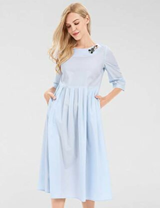 APART Sommerkleid aus leichter Baumwolle, Blau
