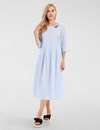 APART Sommerkleid aus leichter Baumwolle, Blau
