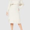 APART Strickkleid, 2-in-1-Look, Beige