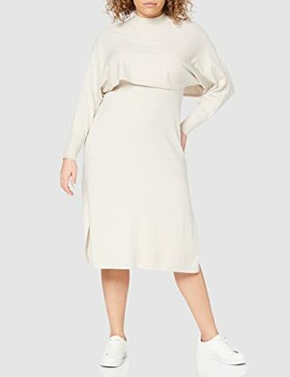 APART Strickkleid, 2-in-1-Look, Beige