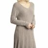 APART stylishes Strickkleid, Beige