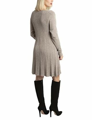 APART stylishes Strickkleid, Beige