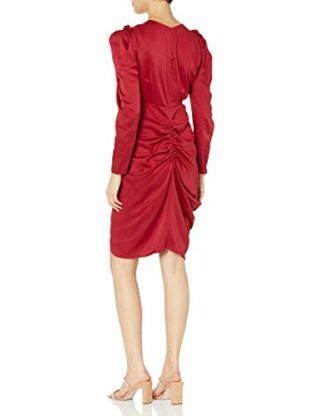 ASTR the label Alma Cocktailkleid mit V-Ausschnitt, Rot