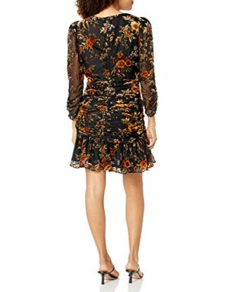 ASTR the label Rosalind Minikleid mit tief sitzender Taille, Schwarz