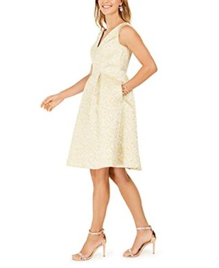Adrianna Papell AP1D103992 Abendkleid, Gelb