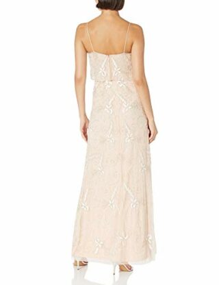 Adrianna Papell AP1E207605 Abendkleid, Beige