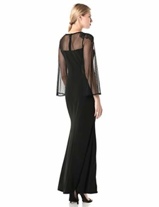 Adrianna Papell Abendkleid Maxikleid, Schwarz