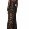 Adrianna Papell Abendkleid, Schwarz