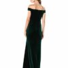 Adrianna Papell Abendkleid aus Stretch-Samt, Grün