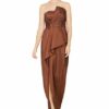 Adrianna Papell Abendkleid mit Stretch, Braun