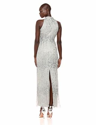 Adrianna Papell Ärmelloses Abendkleid, Blau