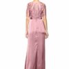 Adrianna Papell Besticktes langes Kleid Abendkleid, Pink