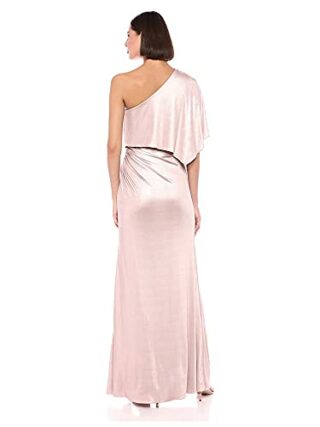 Adrianna Papell Drapiertes Kleid Abendkleid, Pink