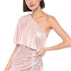 Adrianna Papell Drapiertes Kleid Abendkleid, Pink